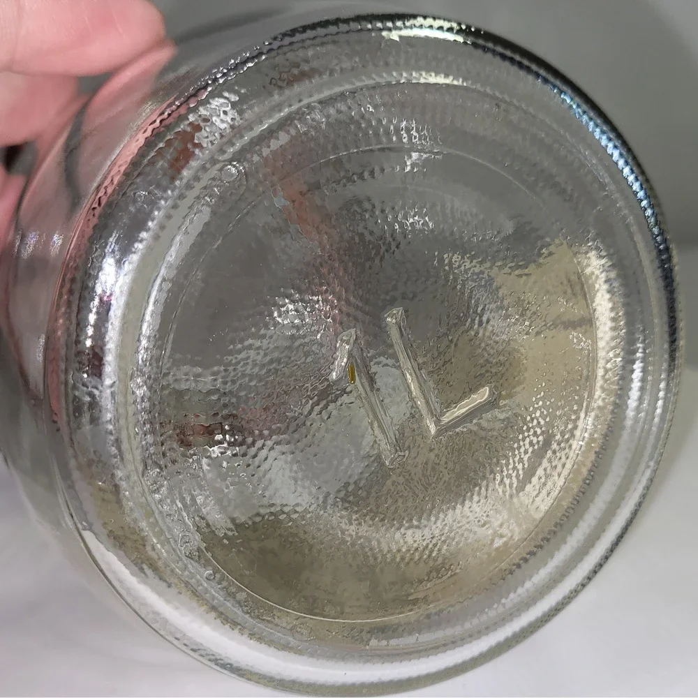 Tradewind Importers Coffee Jar 1L Clear Vintage Wire Bail Glass